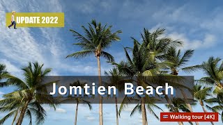 🇹🇭 Walking tour [4K] - Jomtien Beach, Pattaya, Thailand