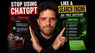 Stop Using ChatGPT Like a Search Engine — Do This Instead