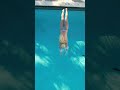 Bikini Girl Swimming Underwater Insta360 x3 #shorts