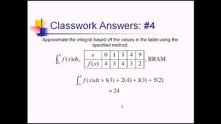 Rectangular Approximation Method (RAM) (Part 1): Problem Set #2