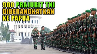 Panglima TNI Berangkatkan 900 Prajurit TNI ke Papua