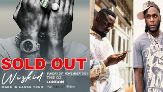 Wizkid Sold Out O2 Arena In 12 Minutes😳, Sarkodie Reminds Burna Boy He Sold Apollo Theatre First