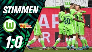 "Arbeitssieg" | Stimmen | VfL Wolfsburg - 1. FC Union Berlin 1:0 | Arnold, Wind, Casteels