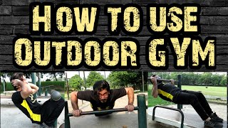 How To Use Outdoor Gym| Instruction Video for Using Outdoor Gym| YZ FITNESS| URDU/HINDI