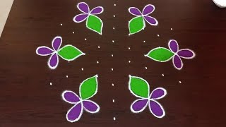 9×5dots beautiful sankranti chukkala muggulu🌷|easy sankranti rangoli|Pongal kolams#Rang Kaa Rangoli