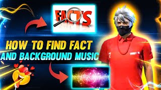 How To Find Free Fire Fact 🧐 || Background Music 😍
