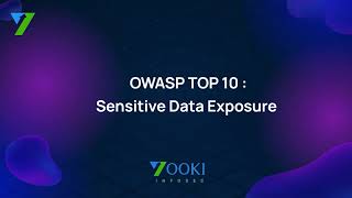 OWASP Top 10 - 2017: Sensitive Data Exposure #owasptop10 #SensitiveDataExposure
