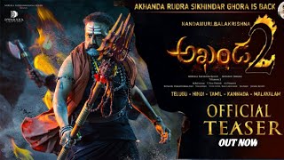 Akhanda 2 - Official Trailer | Nandamuri Balakrishna | Boyapati Srinu | S Naga Vamsi