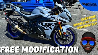 2022 Suzuki GSX-R1000R Gp Shift | How to: | Free Modification | 5 Minute Job |