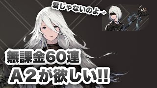 【NieR】A2狙い！無課金60連！【リィンカネ 】【ニーア】【NieR Re[in]carnation】