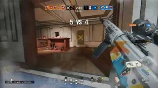 PC -【虹彩六號：圍攻行動Rainbow Six Siege】火花1v4 DIO的丟車理論