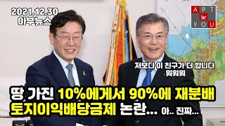 땅 가진 10%에게서 90%에 재분배 토지이익배당금제