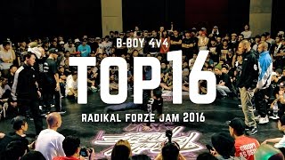 Star Space Crew vs East Rider Crew | Top16 | 4v4 B-Boy | RF Jam 2016 | RPProductions