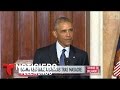 Obama responde contundentemente a críticas de Trump