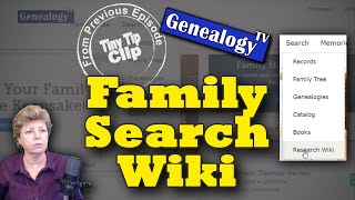 FamilySearch Wiki: Tiny Tip Clip