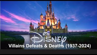 All Walt Disney Animation Villains Defeats \u0026 Deaths (1937-2024)