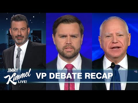 Jimmy Kimmel Plays Tim Walz's Minnesota Nice as Vice Presidential Candidate Makes Late Night Debut