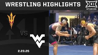 Brady Conley vs. Joseph Manfredi (174lbs) | Arizona State vs. West Virginia Wrestling Highlights