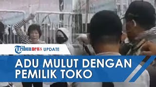 VIDEO Kasatpol PP Adu Mulut dengan Pemilik Toko Agung yang Nekat Beroperasi saat PSBB