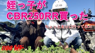 【CBR250RR】姪っ子が戦闘モード満載のSSバイク購入　一緒にインカムツーリングしてきた！