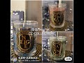 diptyque 法国香氛品牌香薰蜡烛（套装）味道：星夜冷杉、雪舞星辰、冬日暖艳n8150