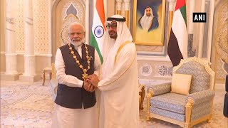 PM Modi conferred with UAE's highest civilian award by Crown Prince