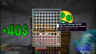 ABRO MAS DE 40 USD EN PAQUETES DE PARTNER! *MUY OP* | Minecraft HCF