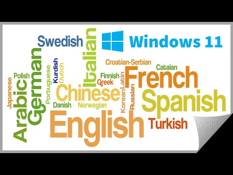 Add a language for Windows 11 to change the language on Windows 11