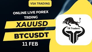 🔴GOLD \u0026 BTC  LIVE FOREX TRADING S40ll  BTCUSD TRADING LIVE STRESME ll Tahir rajpoot TR TRADERS