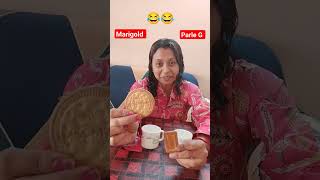 Two Famous Indian Biscuits 😂 Parle G and MariGold ~ Top reels ~ #dushyantkukreja  #shorts #ytshorts