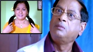 M.S Narayana & Telangana Sakuntala Hilarious Comedy Scene|| Kuberulu Movie || Sivaji, Farzana