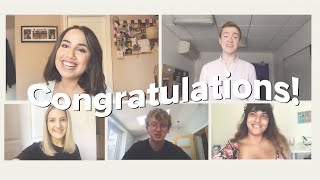 Congratulations from RUSU | A Level Results Day 2020