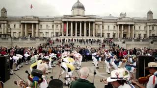 Mass Morris Dance in Trafalgar Square