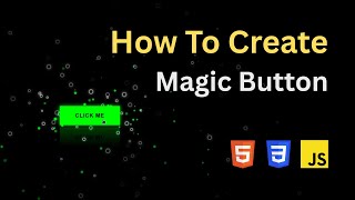 🌟How to Create a Glowing Button Animation with Particles | HTML CSS JavaScript | #htmlcssjavascript