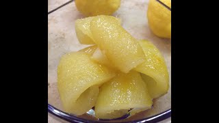 Γλυκό του κουταλιού λεμόνι ~ Lemon preserve