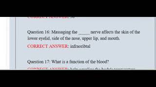 Milady Esthetics State Board Exam Possible Questions with complete Answers