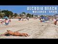 Exploring Alcudia Beach on Foot: 4K Walking Tour in Mallorca, Spain