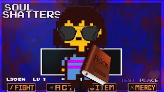 frisk book and glasses is stupid op against sans || soulshatters