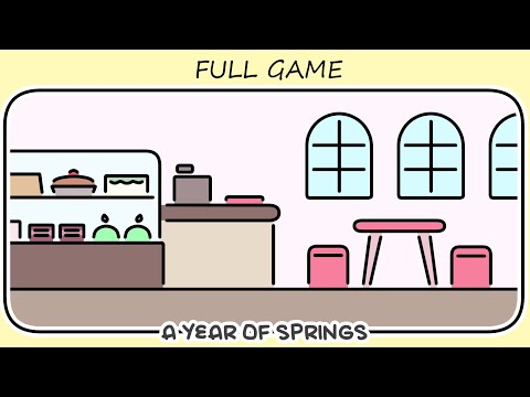 A YEAR OF SPRINGS FULL VISUAL NOVEL Complete walkthrough gameplay - ALL ENDINGS - ALL ACHIEVEMENTS