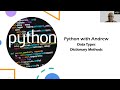 Python Data Types - Dictionary Methods