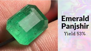 Emerald | Panjshir, Afghanistan |Gem Cutting , Faceting and Polishing | Cut 6.60 carets