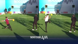 West Ham fans STRUGGLE in the Soccer AM Volley Challenge! 😳