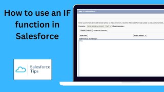 How to use an IF function in Salesforce