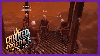 Charborg Streams - Chained Together: Completing an obstacle course with bedbanana, buck and chief