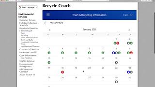 Get your Trash/Recycling Schedule