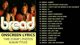 Best Songs of BREAD - BREAD Greatest Hits Full Album