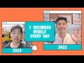 I recorded myself every day to improve my Chinese speaking (comprehensible input)