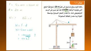 6 2 حساب الشغل المبذول ج1