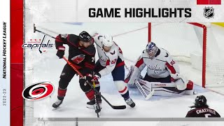 Capitals @ Hurricanes 10/31 | NHL Highlights 2022