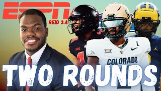 TWO ROUND ESPN 2025 NFL Mock Draft | Mock the Mock